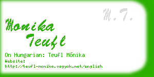 monika teufl business card